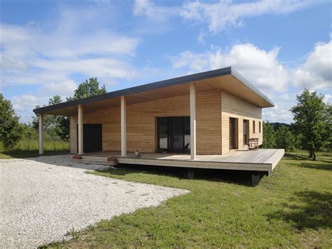 Maison ossature bois dans un paysage normand