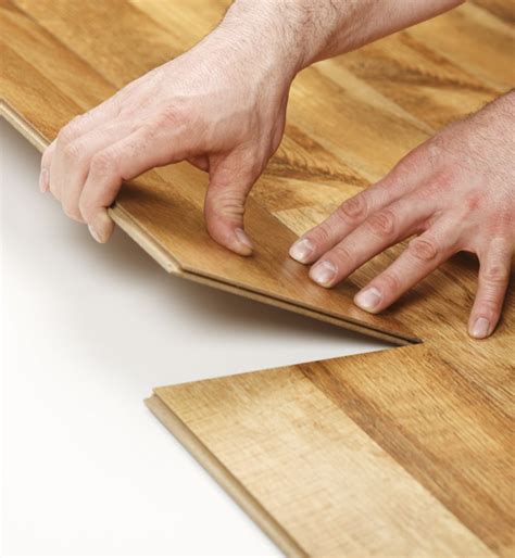 Schéma du système de clic pour parquet stratifié