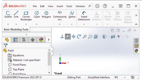 Interface SOLIDWORKS avec les menus de routage activés