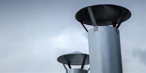 Photographie d'un nid d'oiseau obstruant une cheminée d'évent de toit