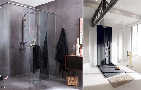 Exemple de salle de bain carrelée avec une douche à l'italienne