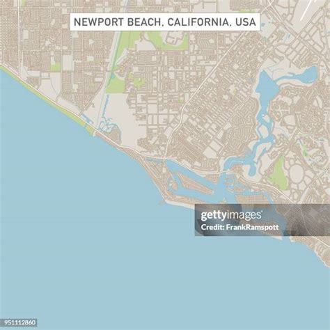 Carte de Newport Beach, Californie