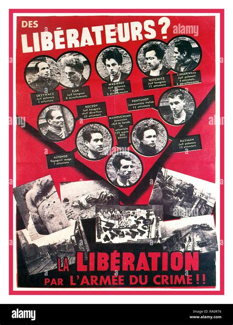 Affiche Rouge de la propagande nazie