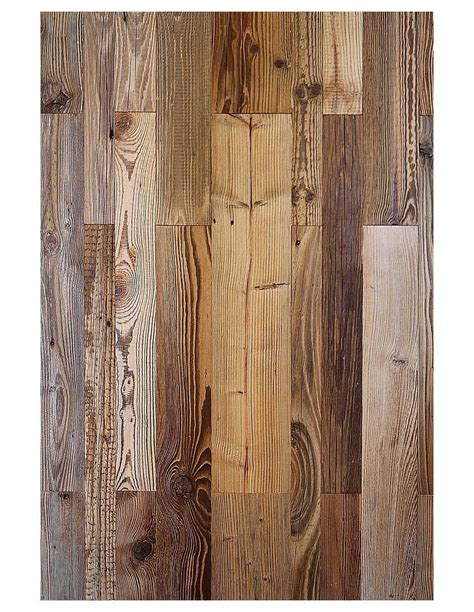 Exemple de panneau mural avec motif chevron bois vieilli