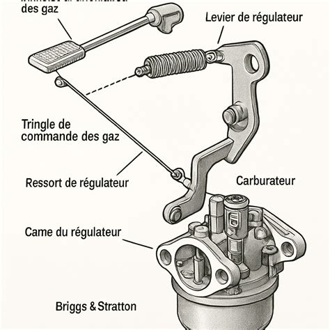 Vue éclatée d'un mélangeur de lavabo montrant la cartouche et son écrou de serrage