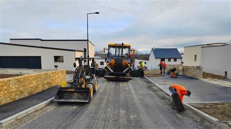 Entreprise de travaux publics en action