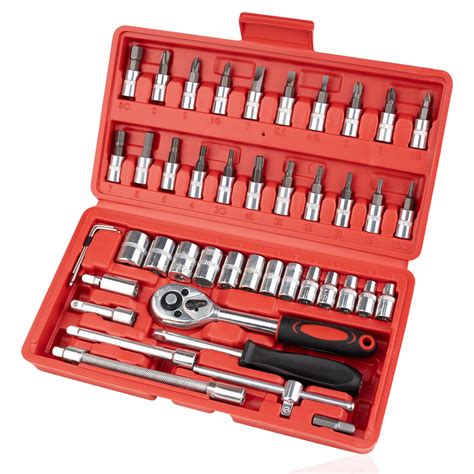 coffret à cliquet avec douilles et embouts