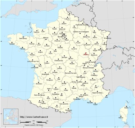 Carte de Chenôve avec des points indiquant des adresses d'entreprises de plomberie/chauffage