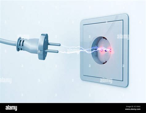 Icône représentant une prise électrique avec une étincelle