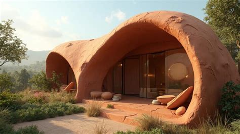 Maison écologique en argile