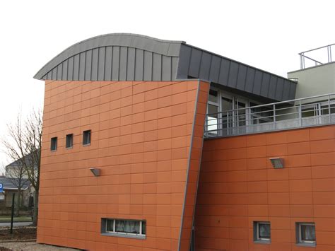 Exemple de bardage en terre cuite